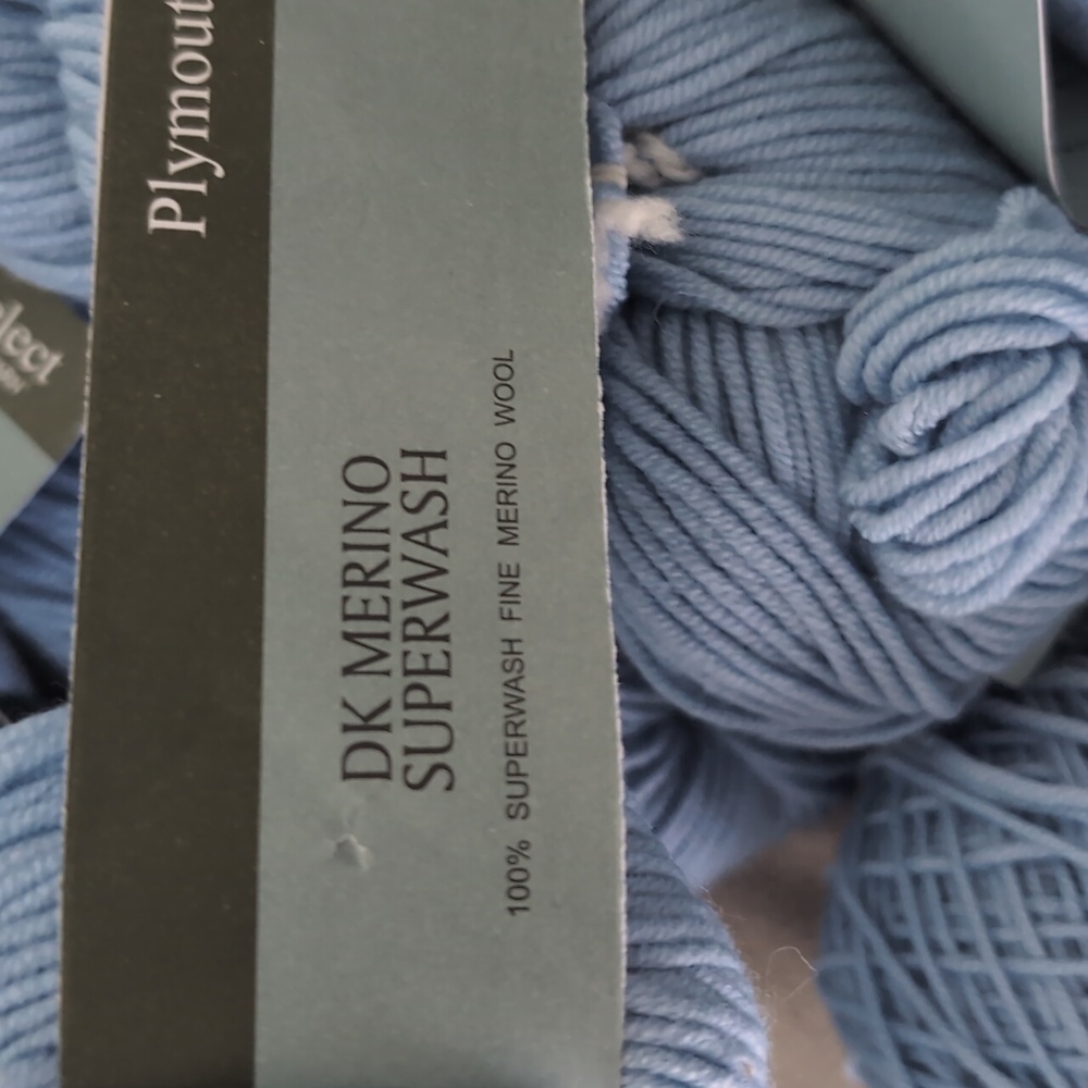 Soft Blue Yarn Skeins - Picture 3 of 4